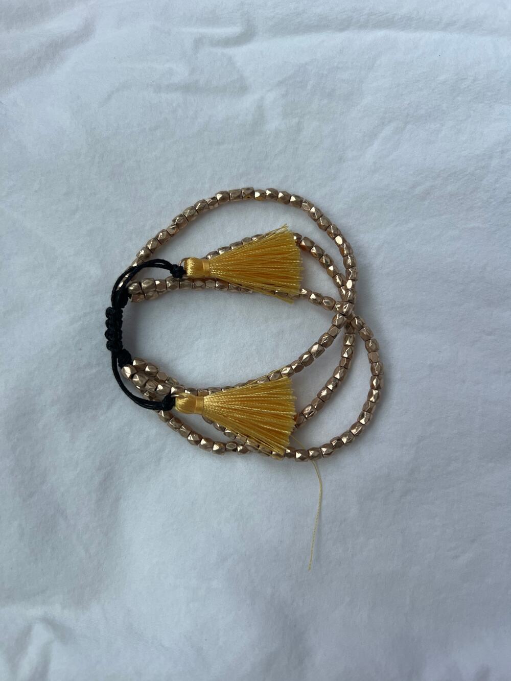Gold Beaded Bracelet
